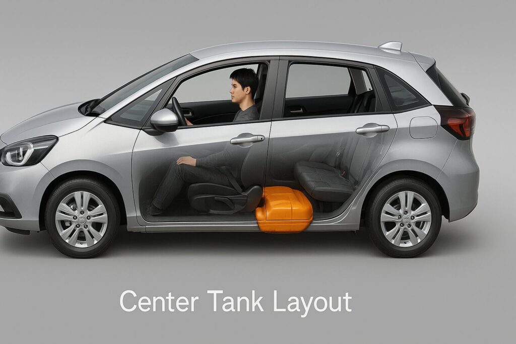 革新技術「センタータンクレイアウト」